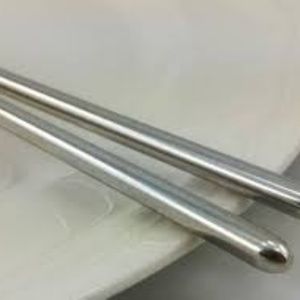 NEW 1 Pair  Portable Stainless Steel CHOPSTICKS
